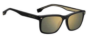Men Hugo Boss Sunglasses: Boss 1318/S - Black(2) - SpecSMART Eye Clinic (Diagonal View)